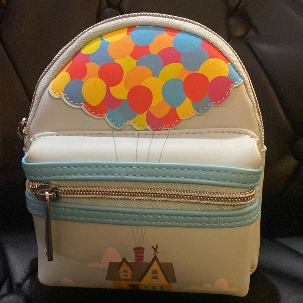 Mini Pixar movie UP loungefly purse with strap included